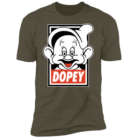 T-Shirts Military Green / S Dopey Men's Premium T-Shirt