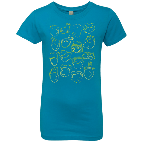 T-Shirts Turquoise / YXS DOUG Girls Premium T-Shirt