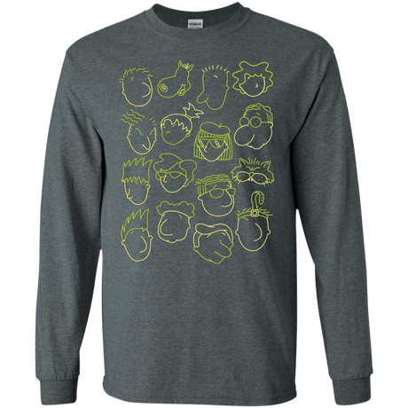 T-Shirts Dark Heather / S DOUG Men's Long Sleeve T-Shirt