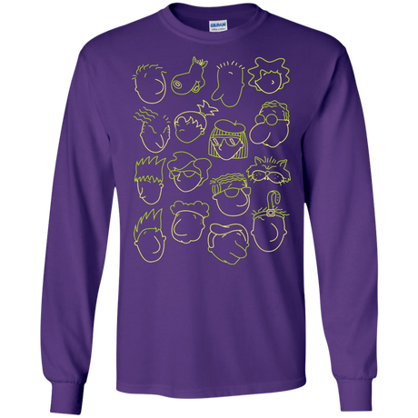 T-Shirts Purple / S DOUG Men's Long Sleeve T-Shirt