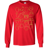 T-Shirts Red / S DOUG Men's Long Sleeve T-Shirt