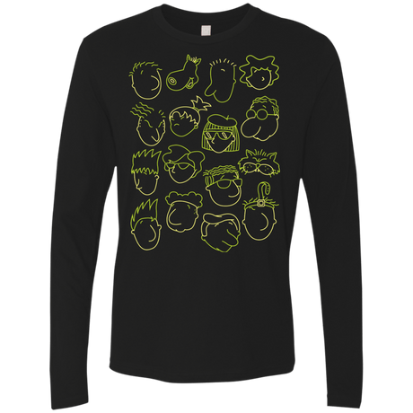 T-Shirts Black / S DOUG Men's Premium Long Sleeve