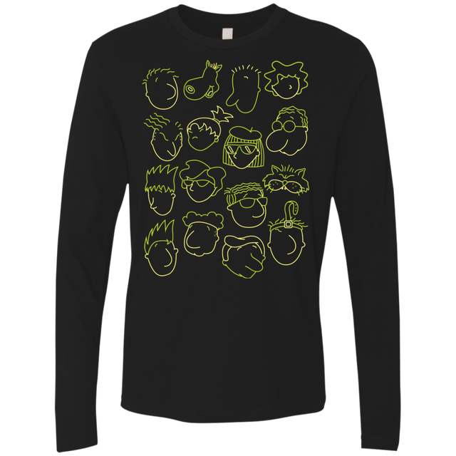 T-Shirts Black / S DOUG Men's Premium Long Sleeve