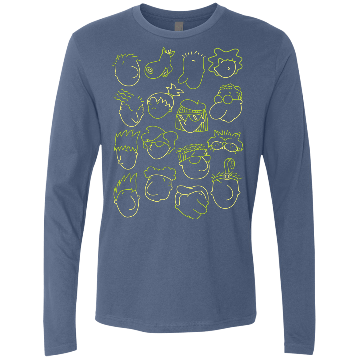 T-Shirts Indigo / S DOUG Men's Premium Long Sleeve