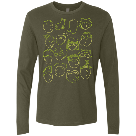 T-Shirts Military Green / S DOUG Men's Premium Long Sleeve
