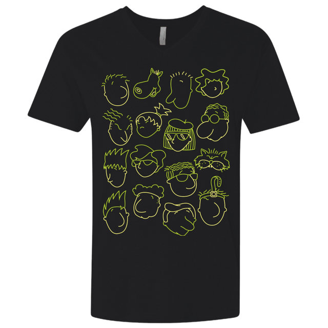 T-Shirts Black / X-Small DOUG Men's Premium V-Neck