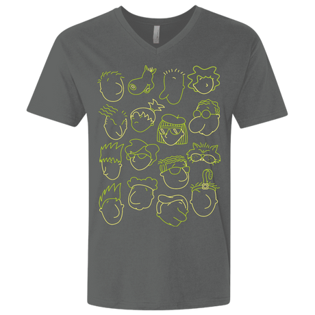 T-Shirts Heavy Metal / X-Small DOUG Men's Premium V-Neck