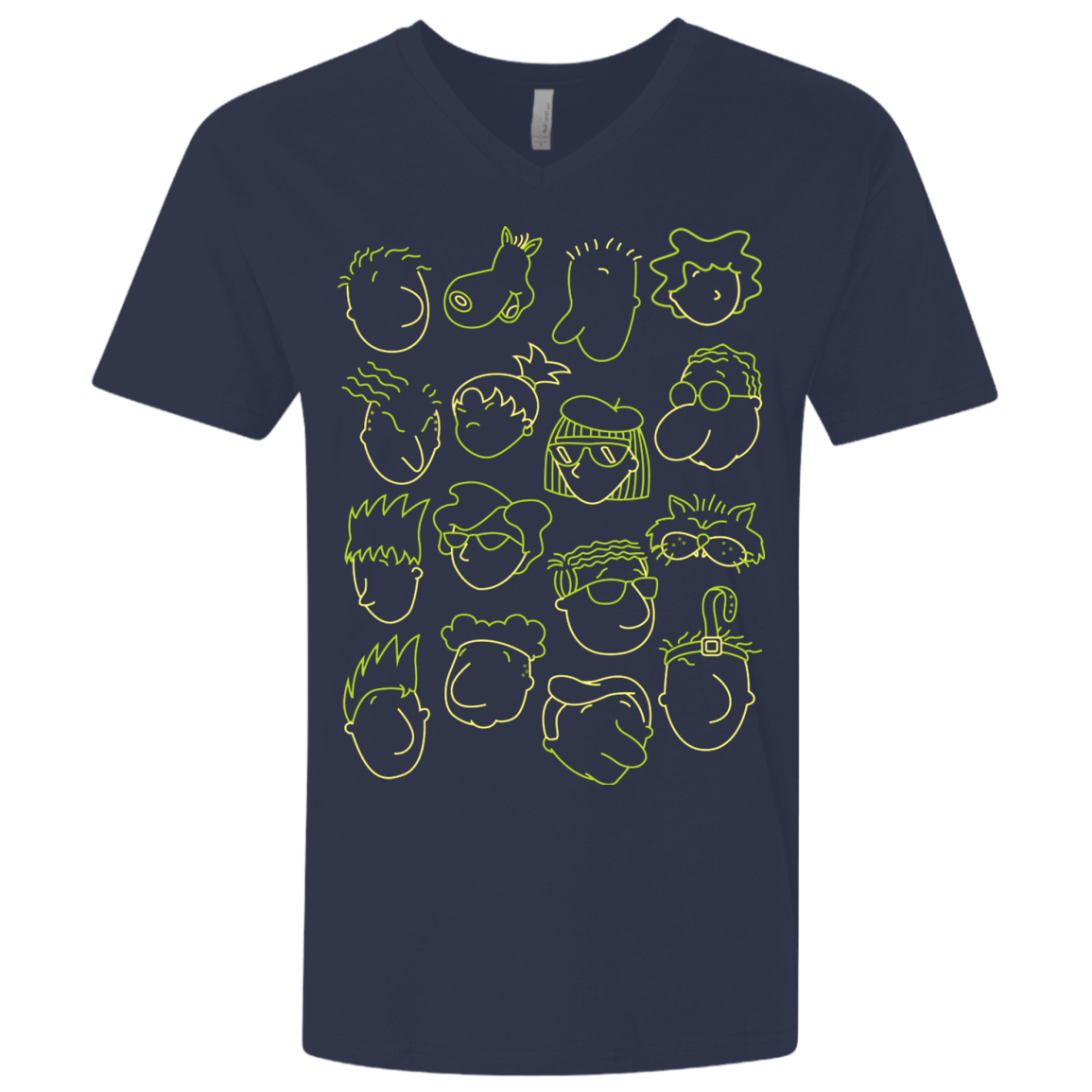 T-Shirts Midnight Navy / X-Small DOUG Men's Premium V-Neck