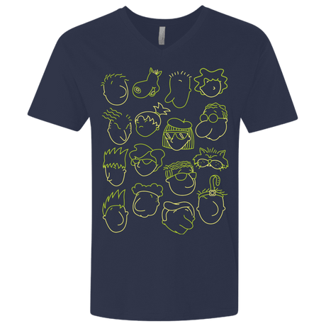 T-Shirts Midnight Navy / X-Small DOUG Men's Premium V-Neck