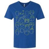 T-Shirts Royal / X-Small DOUG Men's Premium V-Neck