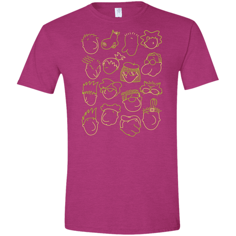 T-Shirts Antique Heliconia / S DOUG Men's Semi-Fitted Softstyle