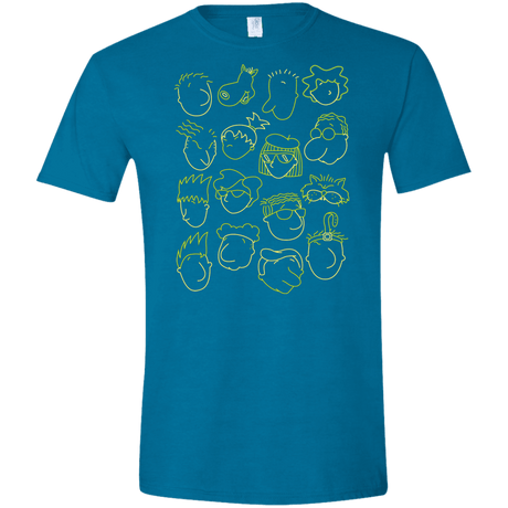 T-Shirts Antique Sapphire / S DOUG Men's Semi-Fitted Softstyle