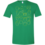 T-Shirts Heather Irish Green / S DOUG Men's Semi-Fitted Softstyle