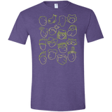 T-Shirts Heather Purple / S DOUG Men's Semi-Fitted Softstyle