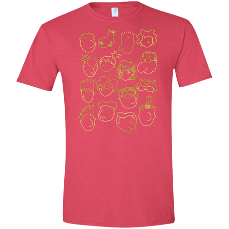 T-Shirts Heather Red / S DOUG Men's Semi-Fitted Softstyle