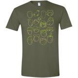 T-Shirts Military Green / S DOUG Men's Semi-Fitted Softstyle