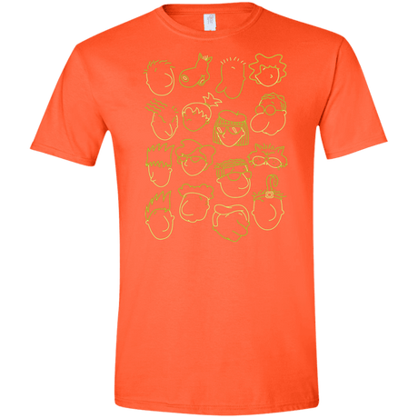 T-Shirts Orange / S DOUG Men's Semi-Fitted Softstyle
