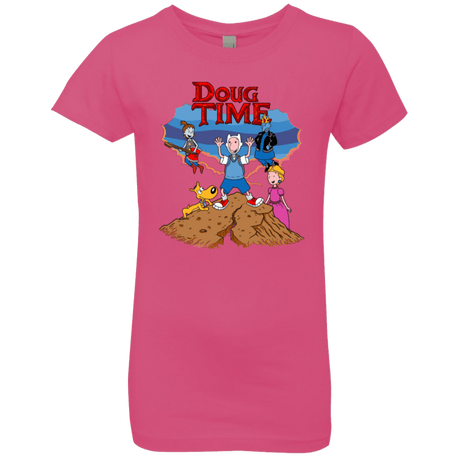 T-Shirts Hot Pink / YXS Doug Time Girls Premium T-Shirt