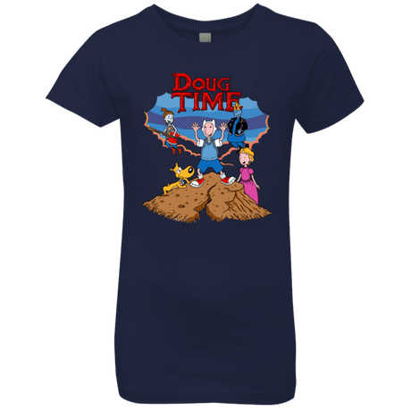 T-Shirts Midnight Navy / YXS Doug Time Girls Premium T-Shirt