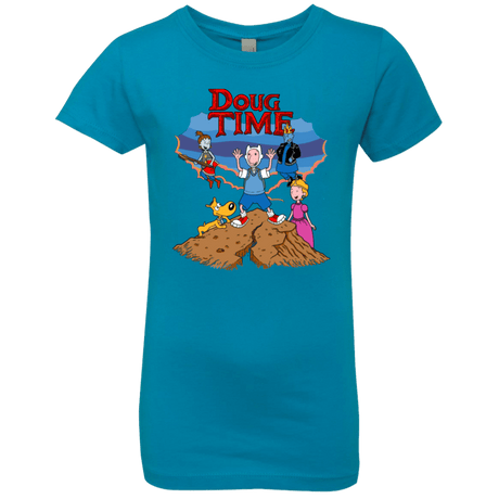 T-Shirts Turquoise / YXS Doug Time Girls Premium T-Shirt