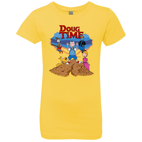 T-Shirts Vibrant Yellow / YXS Doug Time Girls Premium T-Shirt