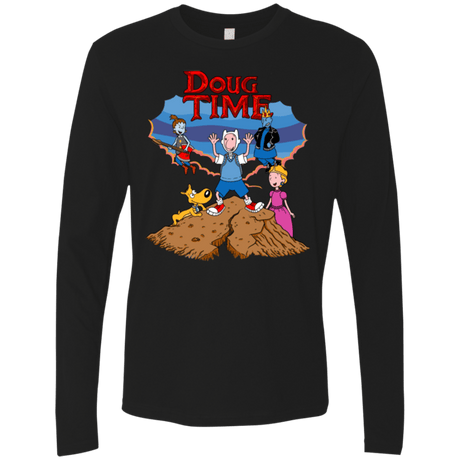 T-Shirts Black / Small Doug Time Men's Premium Long Sleeve