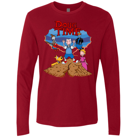 T-Shirts Cardinal / Small Doug Time Men's Premium Long Sleeve