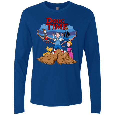 T-Shirts Royal / Small Doug Time Men's Premium Long Sleeve