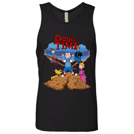 T-Shirts Black / Small Doug Time Men's Premium Tank Top