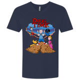 T-Shirts Midnight Navy / X-Small Doug Time Men's Premium V-Neck
