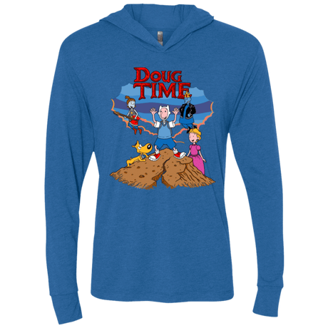 T-Shirts Vintage Royal / X-Small Doug Time Triblend Long Sleeve Hoodie Tee