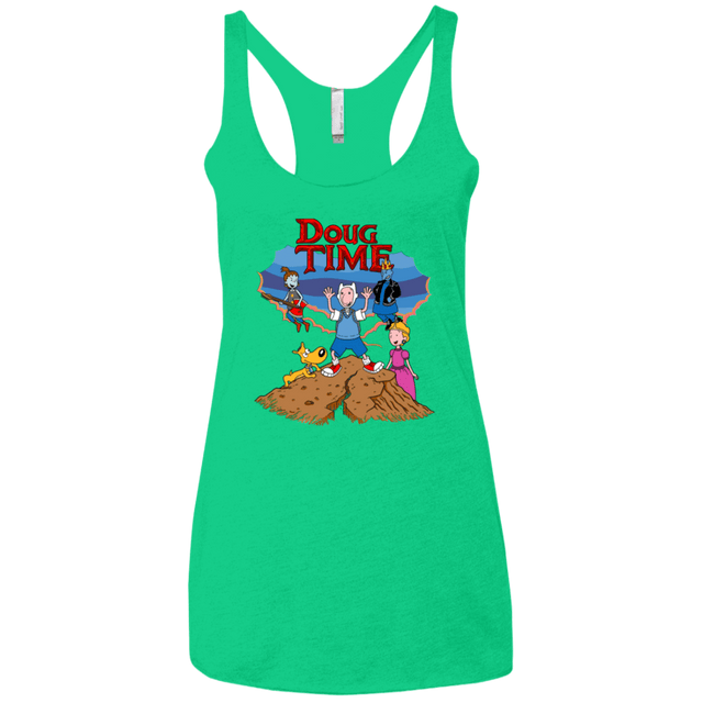 T-Shirts Envy / X-Small Doug Time Women's Triblend Racerback Tank