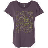 T-Shirts Vintage Purple / X-Small DOUG Triblend Dolman Sleeve