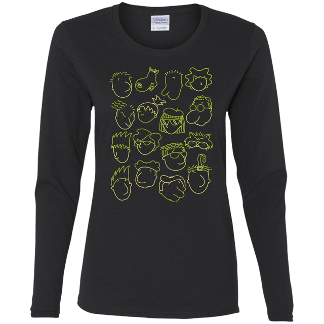 T-Shirts Black / S DOUG Women's Long Sleeve T-Shirt