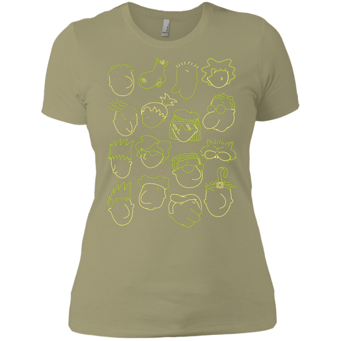 T-Shirts Light Olive / X-Small DOUG Women's Premium T-Shirt
