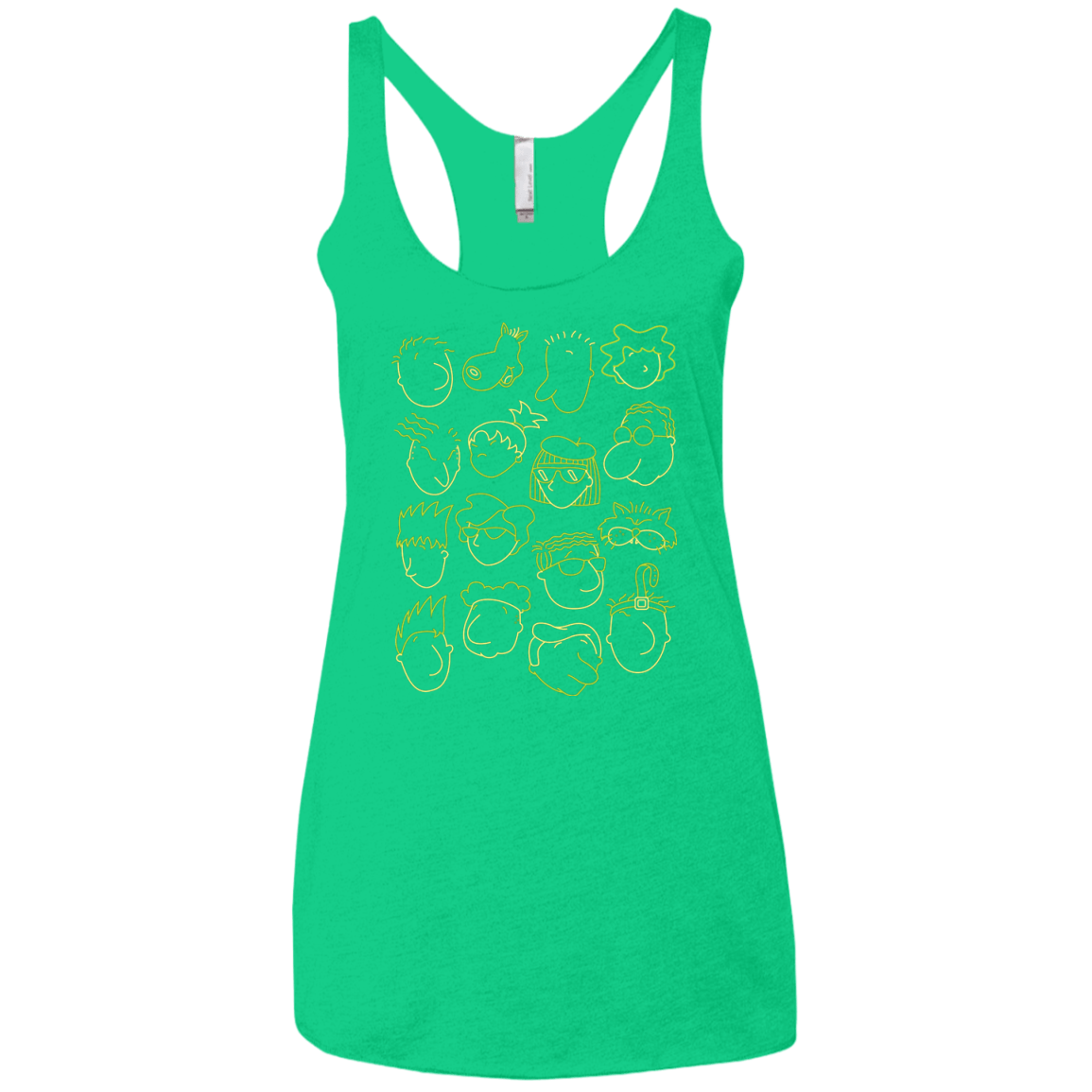 T-Shirts Envy / X-Small DOUG Women's Triblend Racerback Tank