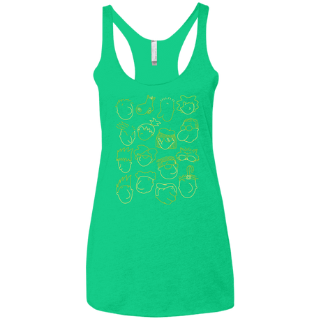 T-Shirts Envy / X-Small DOUG Women's Triblend Racerback Tank