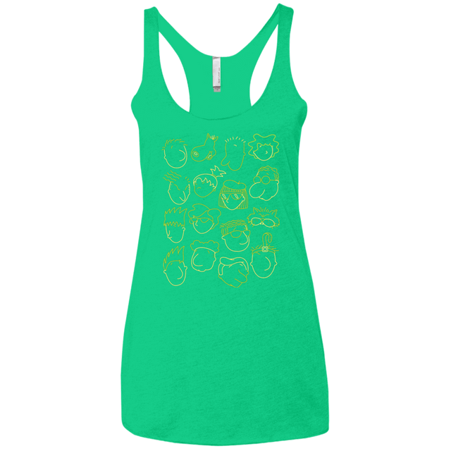 T-Shirts Envy / X-Small DOUG Women's Triblend Racerback Tank
