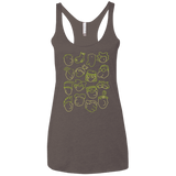 T-Shirts Macchiato / X-Small DOUG Women's Triblend Racerback Tank