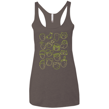 T-Shirts Macchiato / X-Small DOUG Women's Triblend Racerback Tank