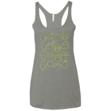 T-Shirts Venetian Grey / X-Small DOUG Women's Triblend Racerback Tank