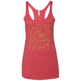 T-Shirts Vintage Red / X-Small DOUG Women's Triblend Racerback Tank