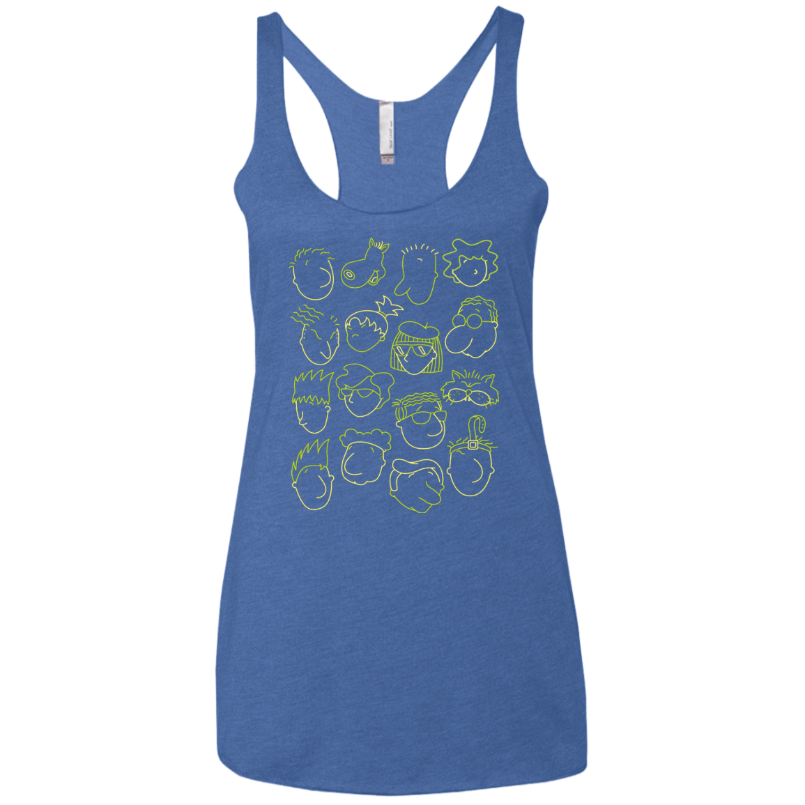 T-Shirts Vintage Royal / X-Small DOUG Women's Triblend Racerback Tank