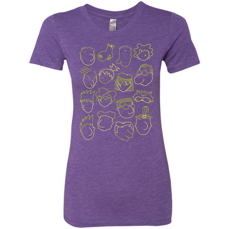 T-Shirts Purple Rush / S DOUG Women's Triblend T-Shirt