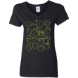 T-Shirts Black / S DOUG Women's V-Neck T-Shirt