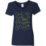 T-Shirts Navy / S DOUG Women's V-Neck T-Shirt