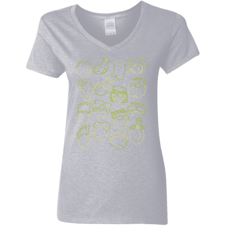 T-Shirts Sport Grey / S DOUG Women's V-Neck T-Shirt