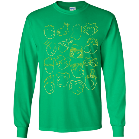 T-Shirts Irish Green / YS DOUG Youth Long Sleeve T-Shirt