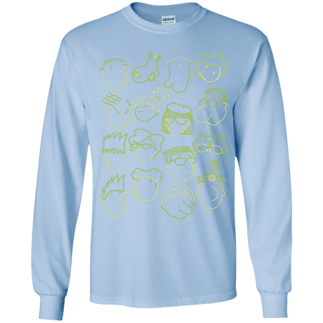 T-Shirts Light Blue / YS DOUG Youth Long Sleeve T-Shirt