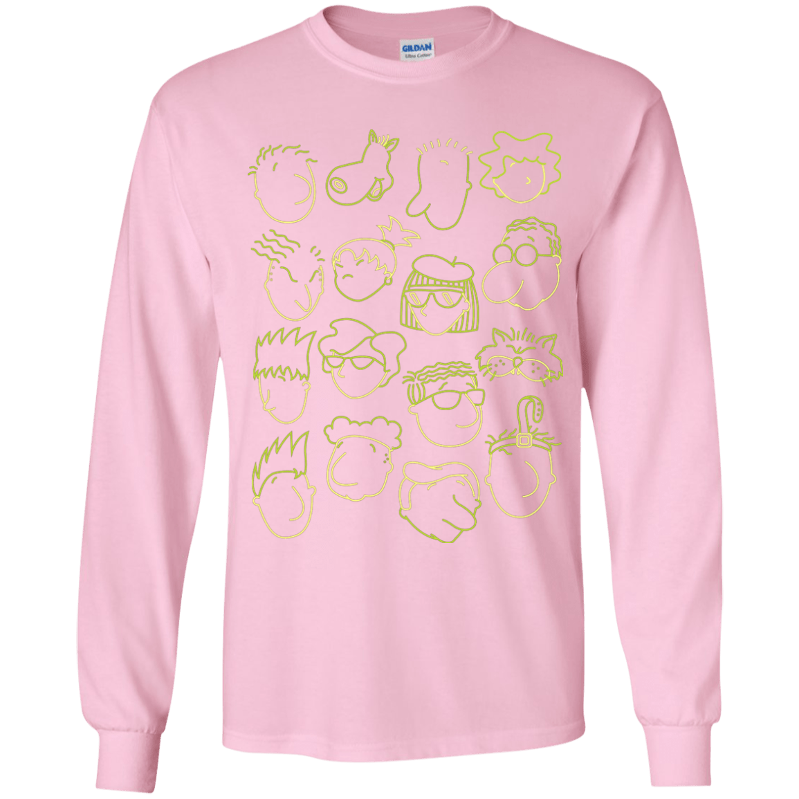 T-Shirts Light Pink / YS DOUG Youth Long Sleeve T-Shirt